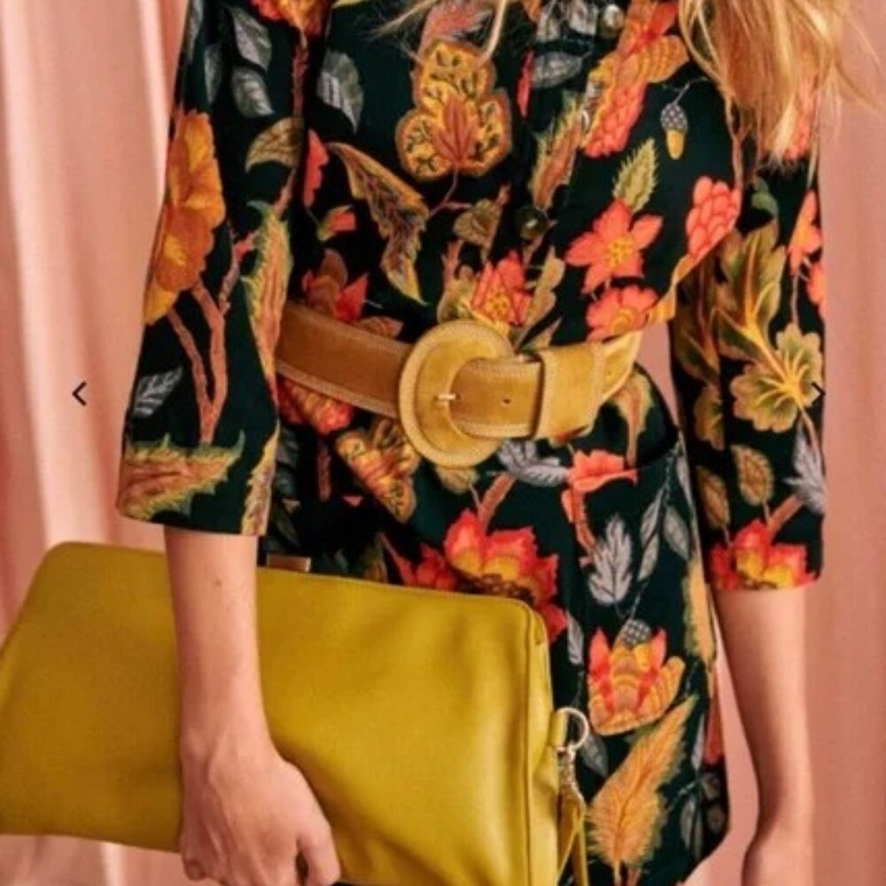 Sezane NWT dress missing top button.